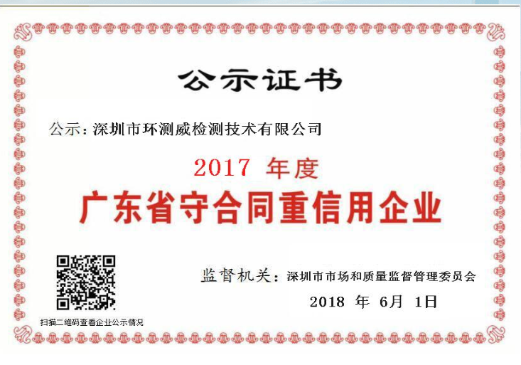 重合同守信用資質